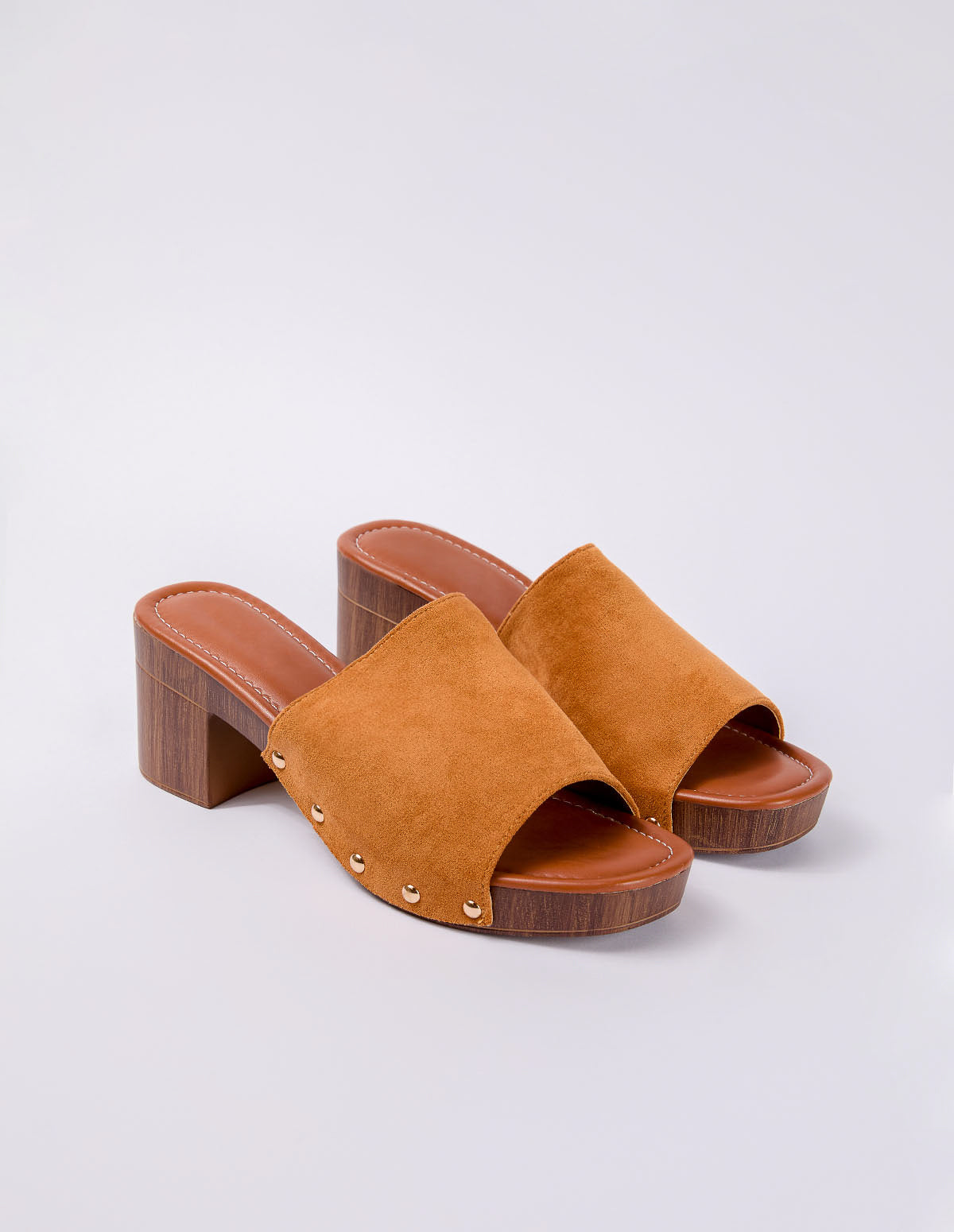 Slip On Heeled Clogs 