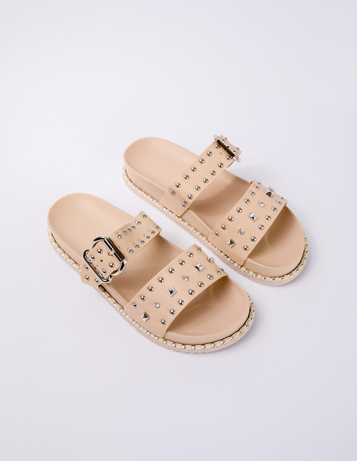 All Over Stud 2 Strap Sandal 