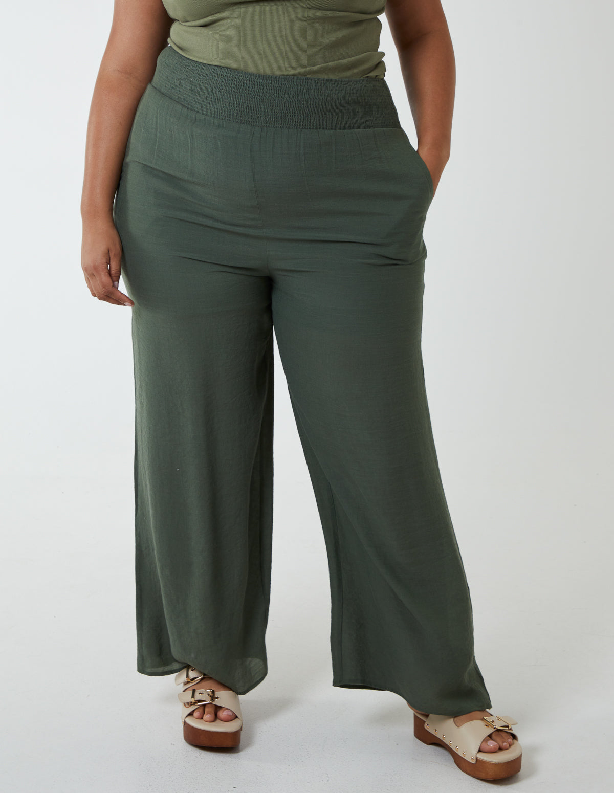 Curve Wide Leg Trousers 