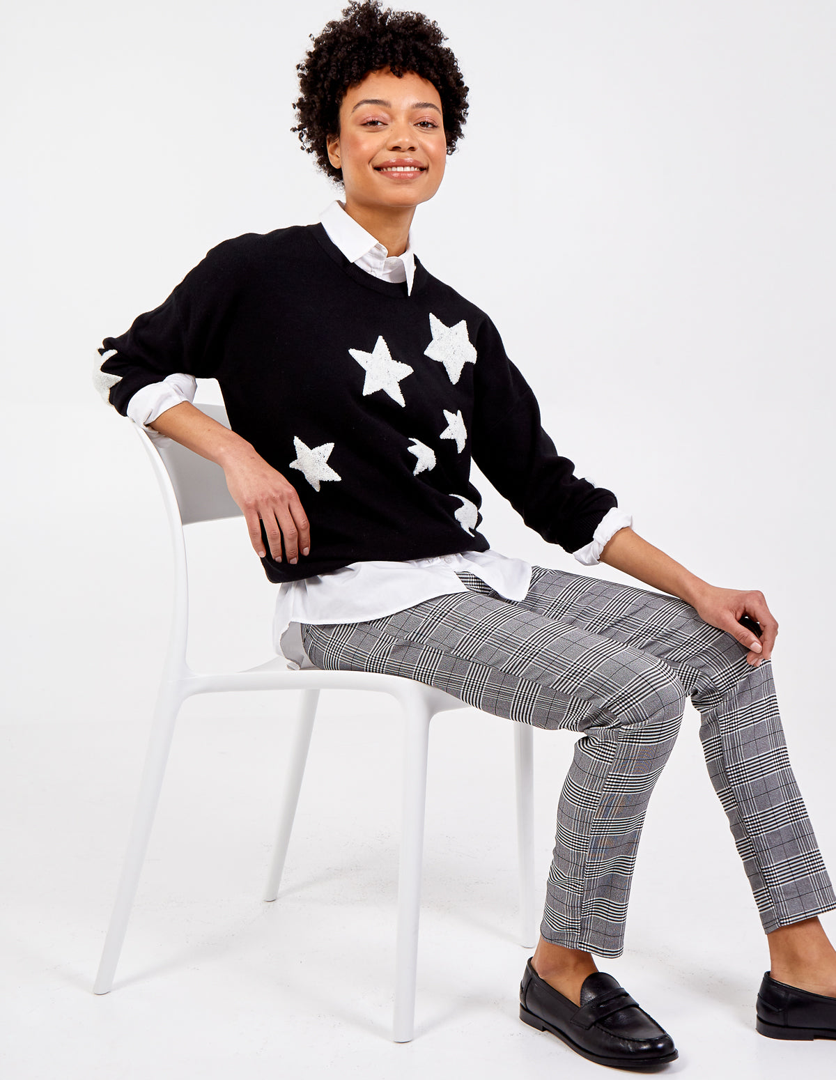 GIOVANNA - Stars Print Sweatshirt 