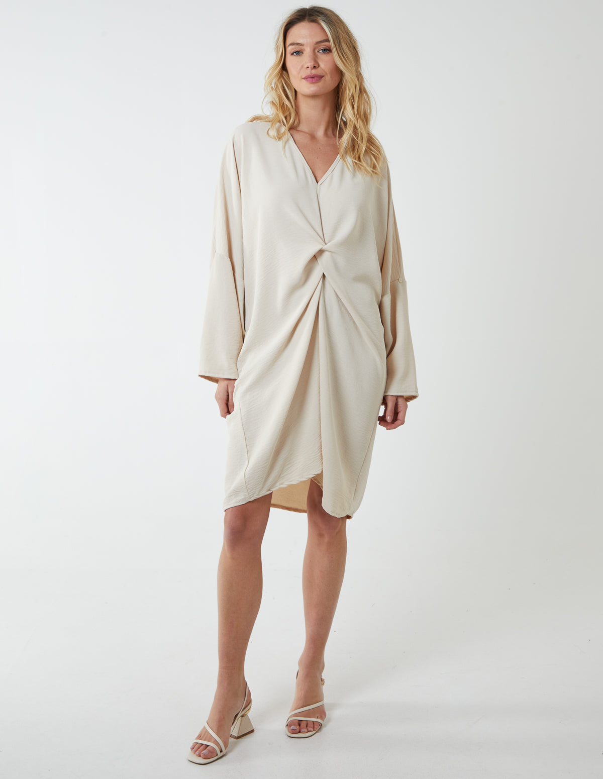 Twist Front Tunic Dress 