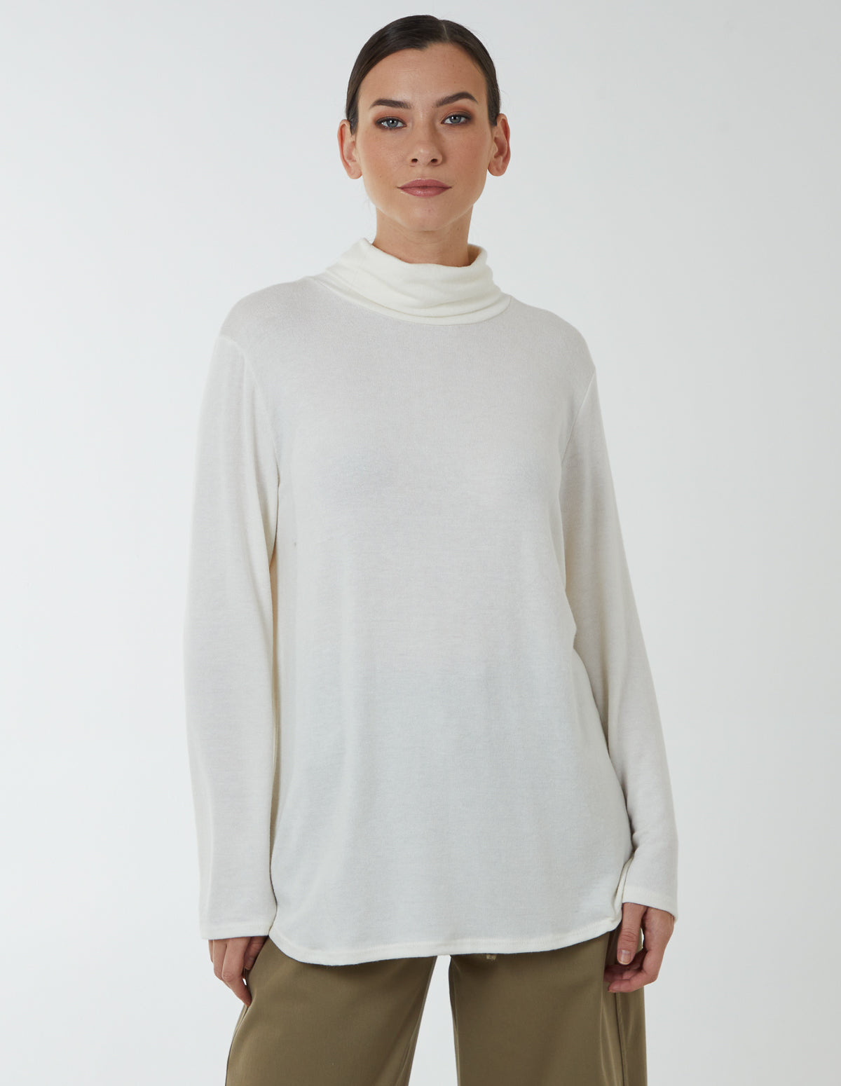 Cowl Neck Soft Knit Jumper 