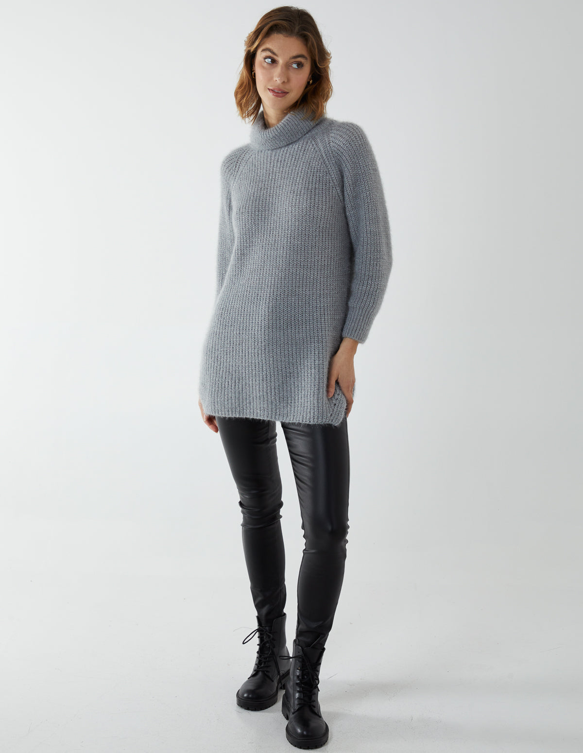 Knitted Roll Neck 