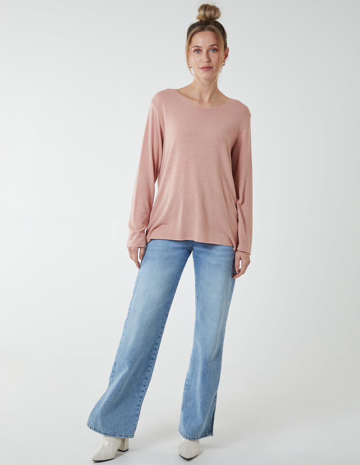 Basic Soft V Neck Jumper 