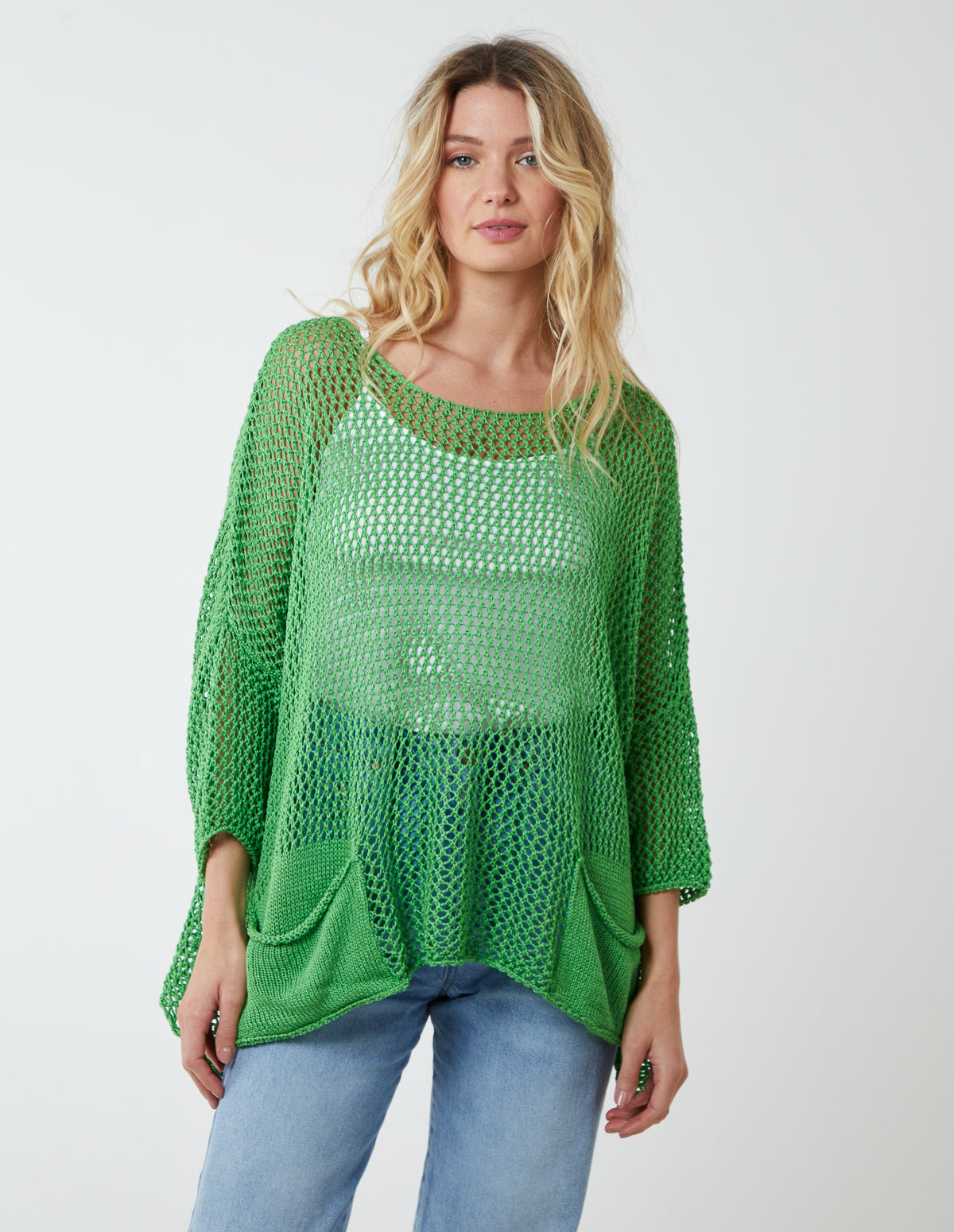 Crochet Pocket Jumper 