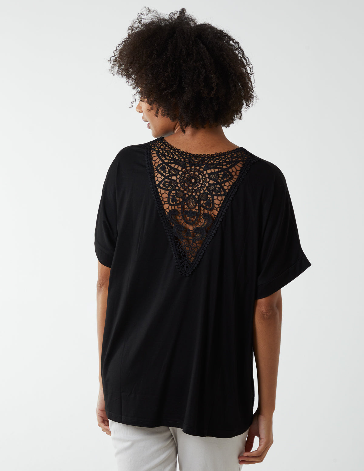 Butterfly Lace Back Top 