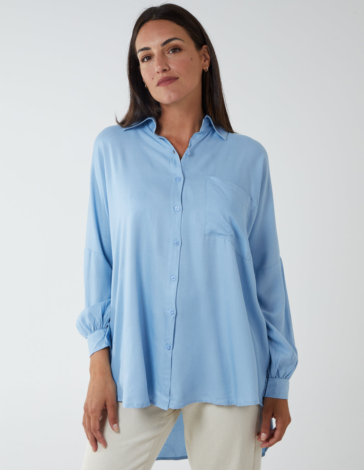 ARIYAH - Oversized Shirt - S