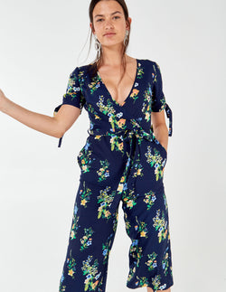 tie sleeve jumpsuit