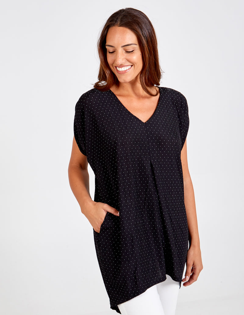 High Low Tunic | Blue Vanilla