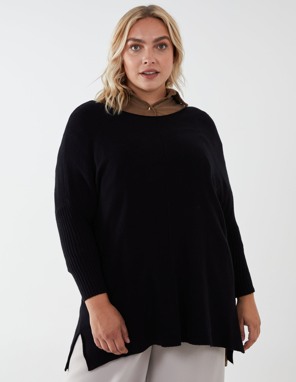 LIVY - Curve Reverse Seam Oversized Jumper 