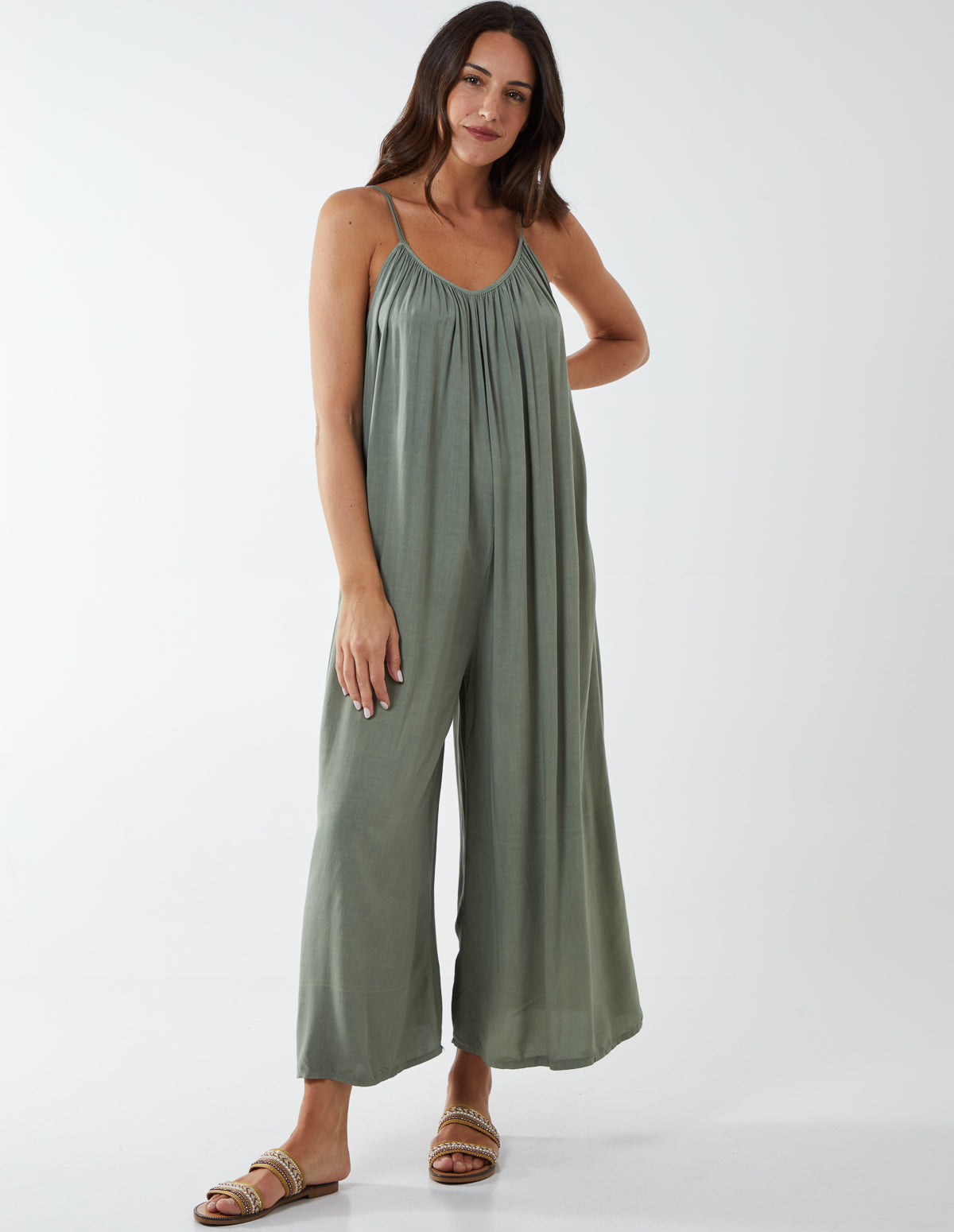 KATELYN - Wide Leg Strappy Jumpsuit 