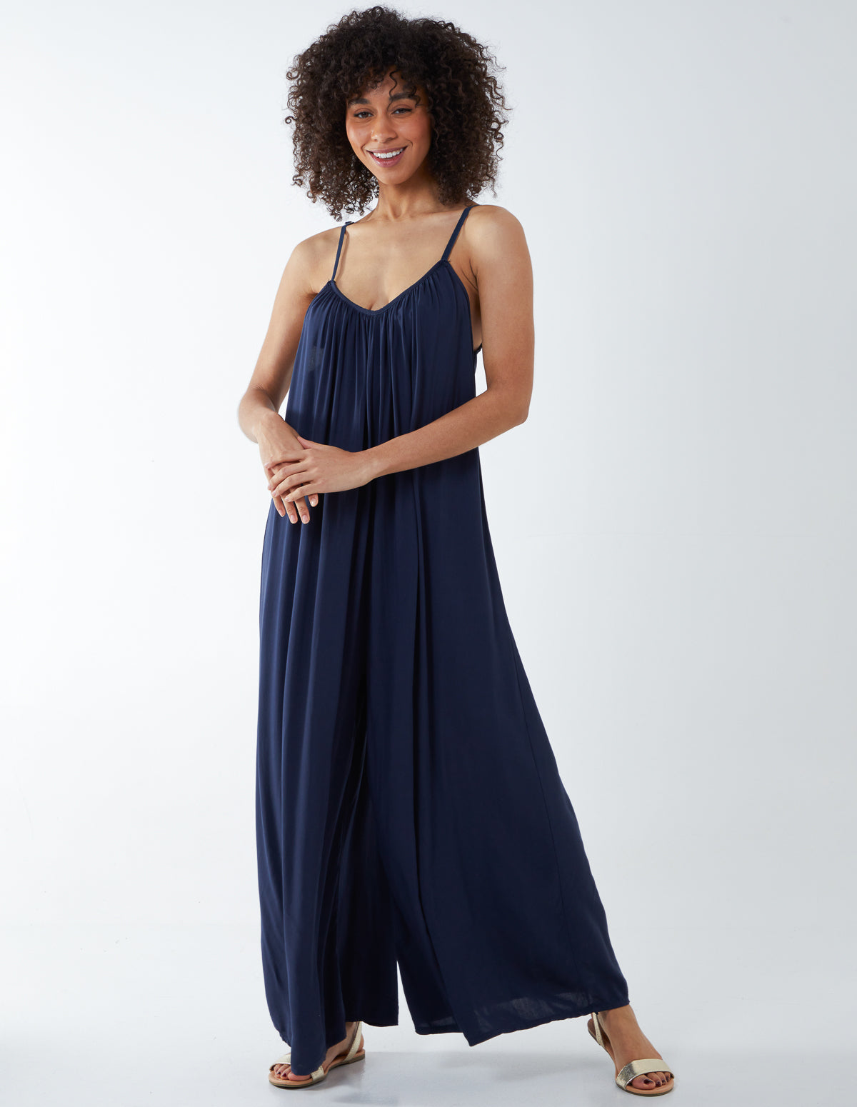 KATELYN - Wide Leg Strappy Jumpsuit 