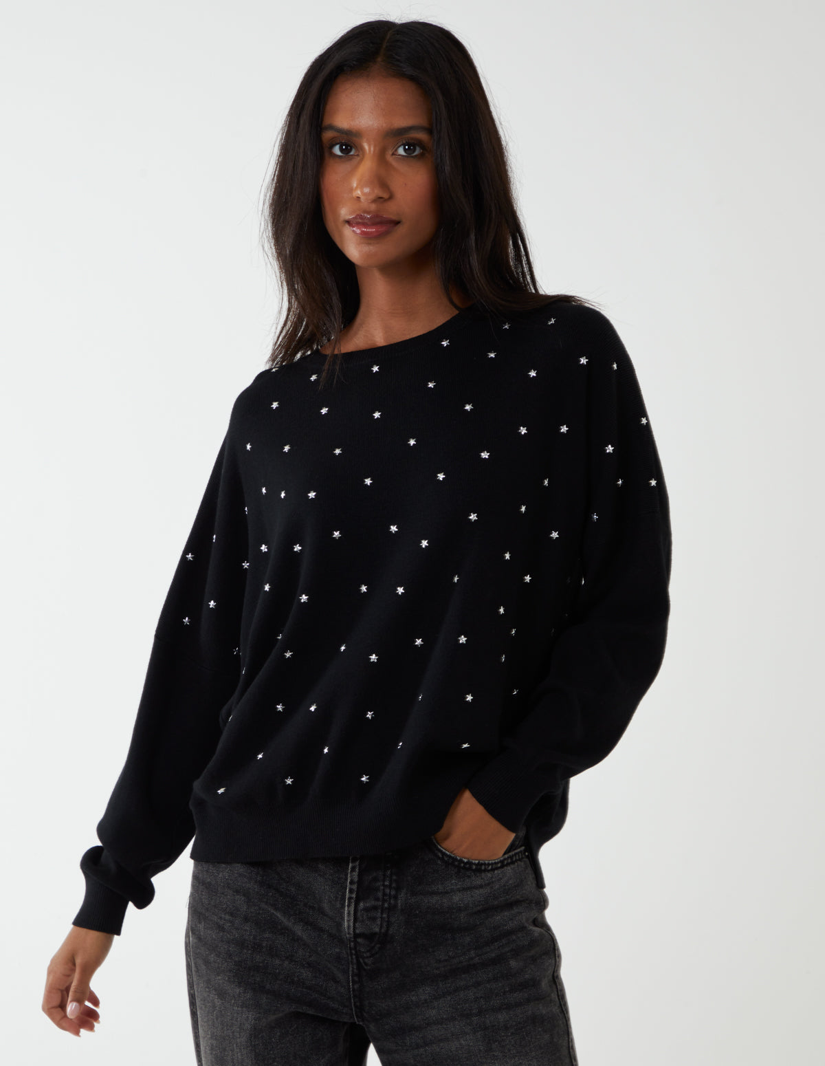 Star Cropped Jumper 