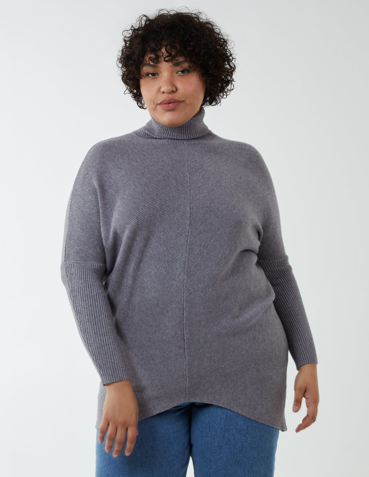 Curve Roll Neck Jumper 