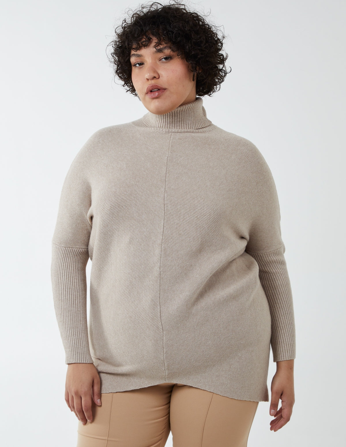 Curve Roll Neck Jumper 