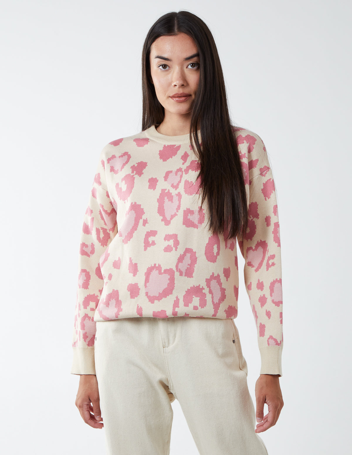 Abstract Heart Animal Jumper 