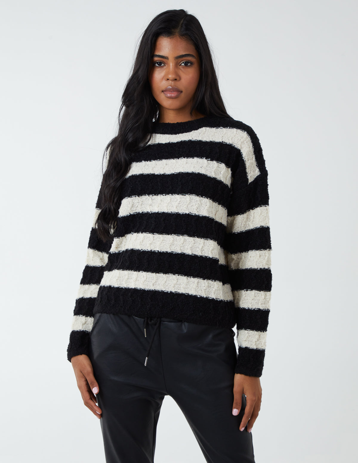 Texture Stripe Jumper 