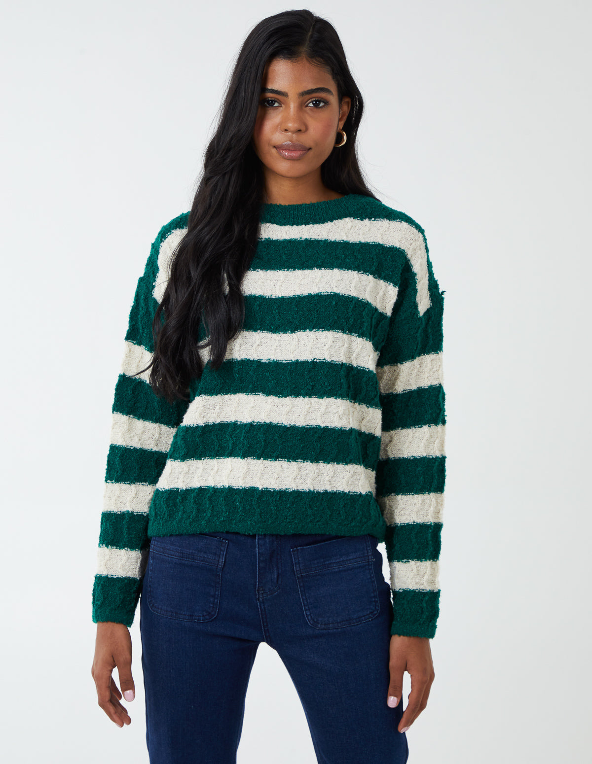 Texture Stripe Jumper 