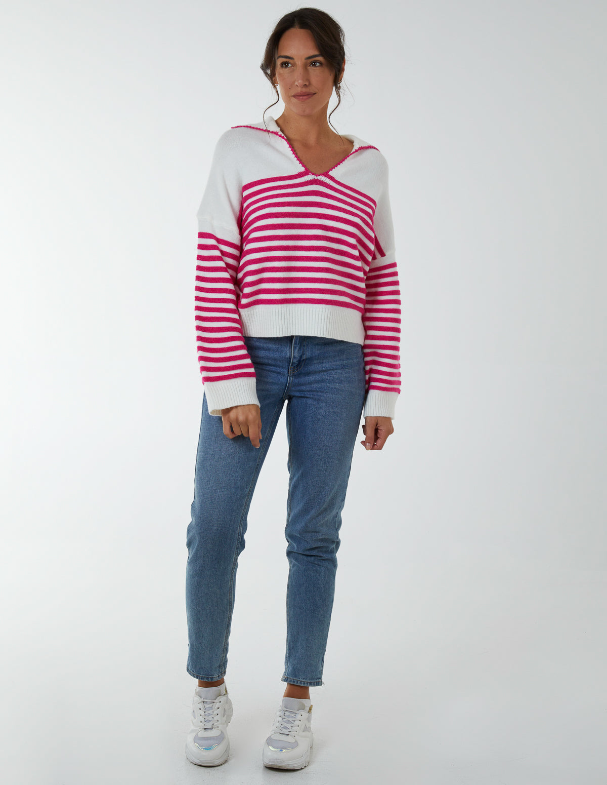 Sailor Stripe Crop Jumper 