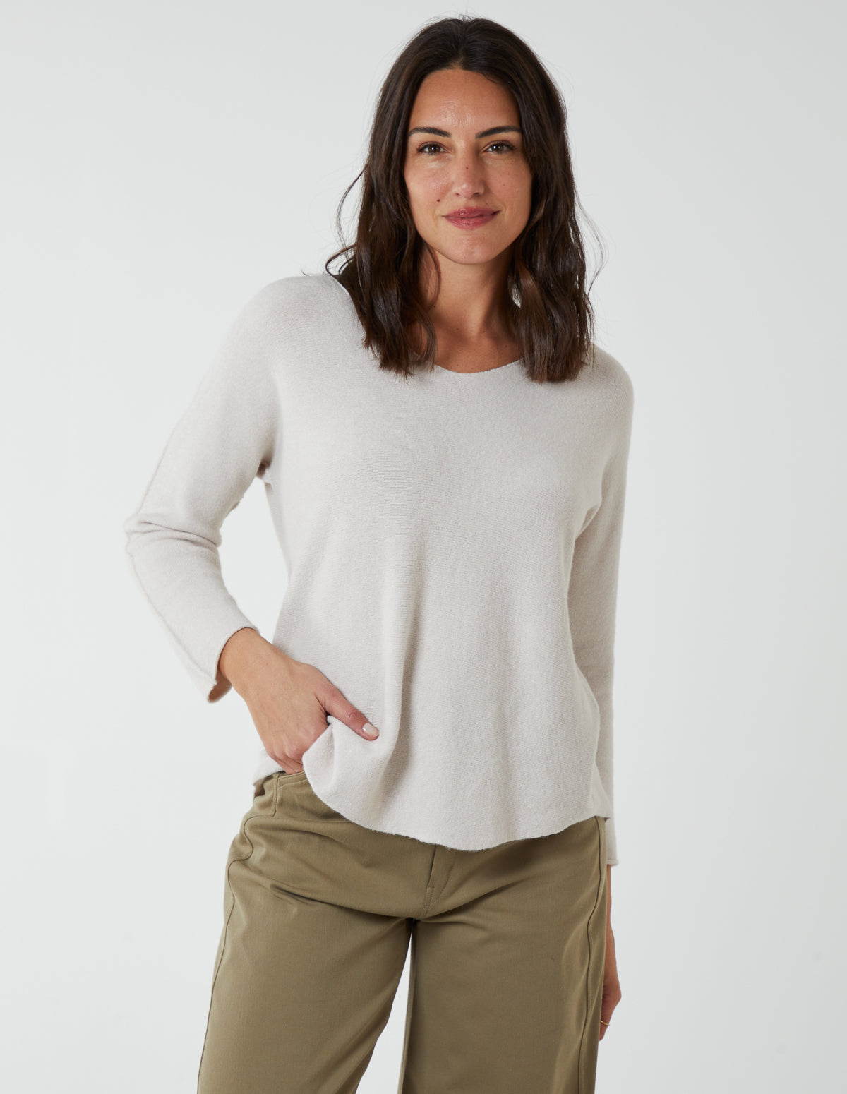 V Neck Soft Jumper 