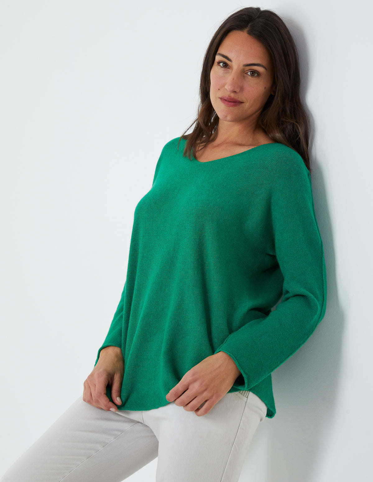 V Neck Soft Jumper 