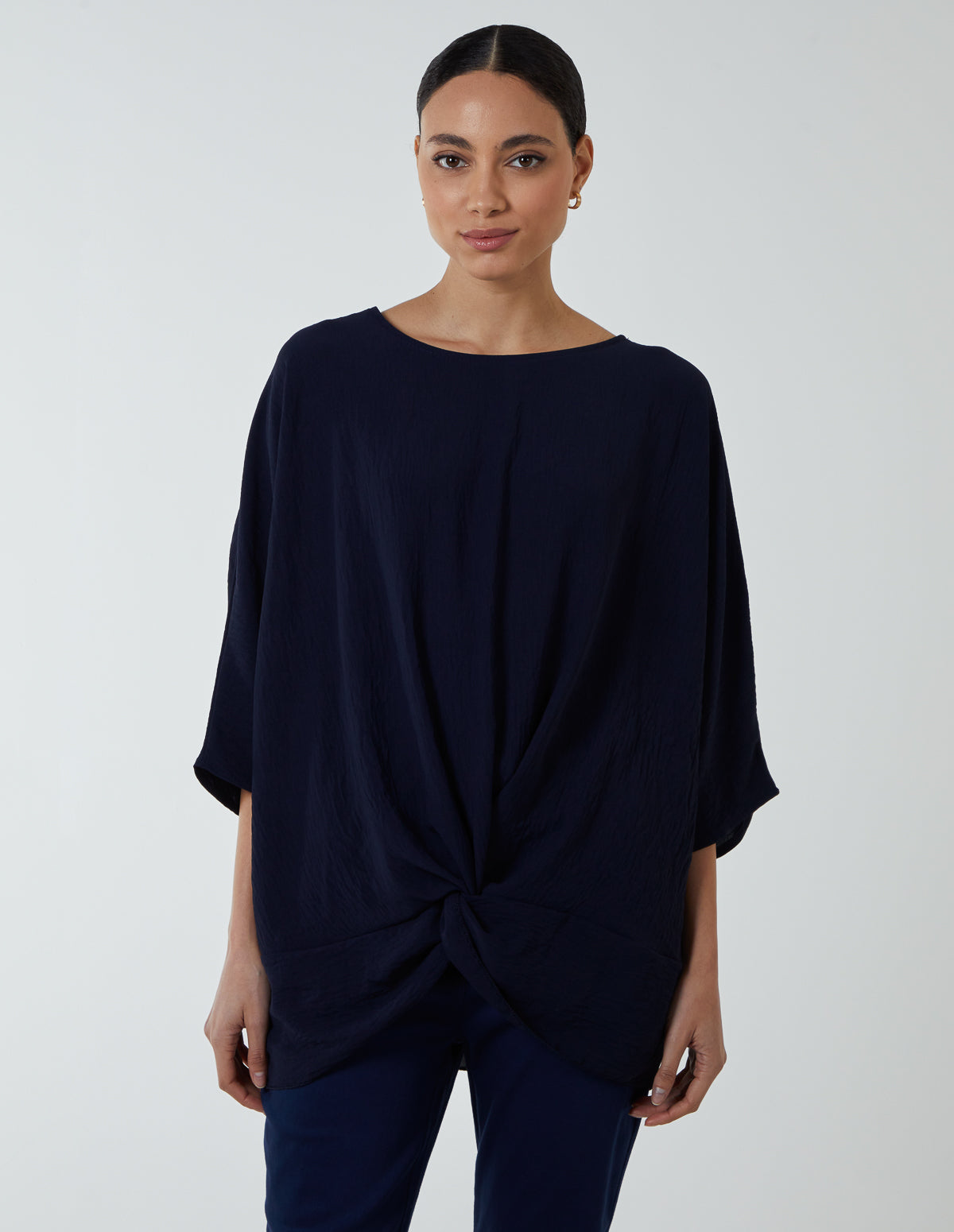 Twist Front Batwing Top 