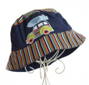 Navy Blue Woody Boys Baby Sun Hat