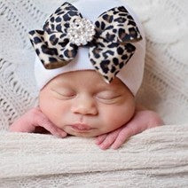 Animal Print Newborn hat