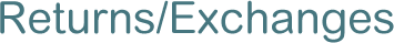 Return/Exchange