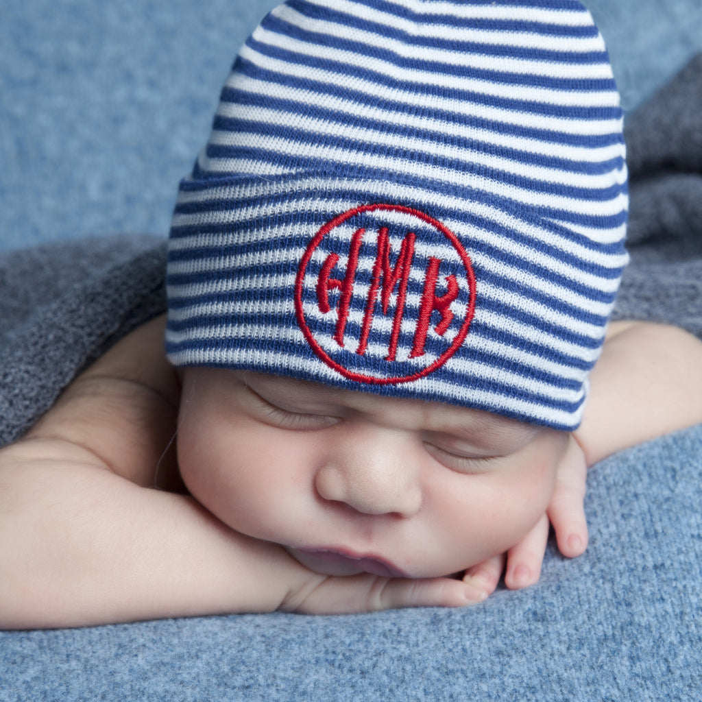 navy newborn hat