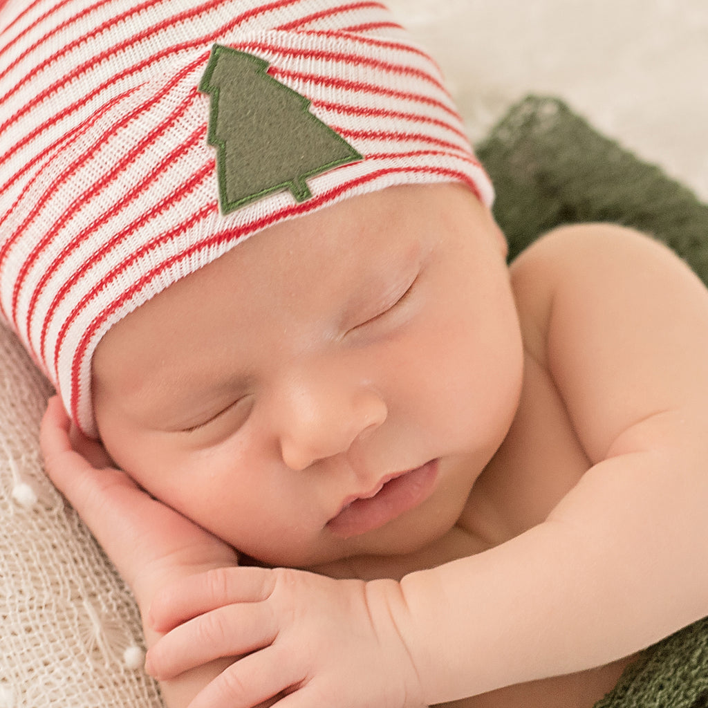 red newborn hat