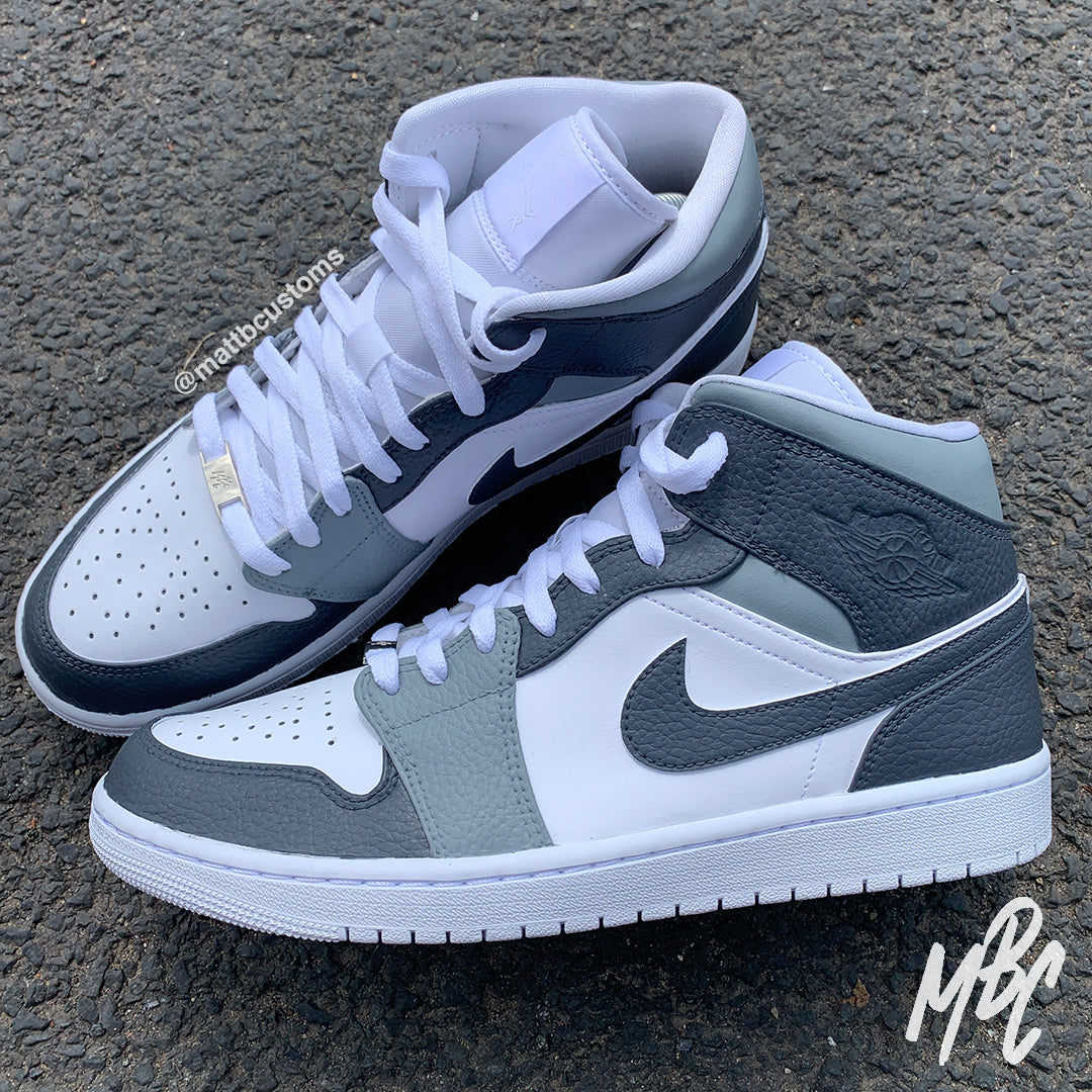 Custom Nike Jordan 1 Mid Trainers 