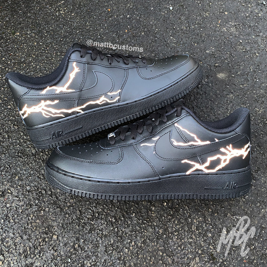 lightning reflective air force 1s