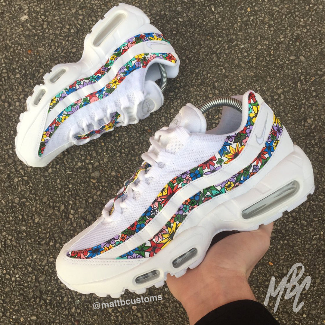 nike air max with flowers