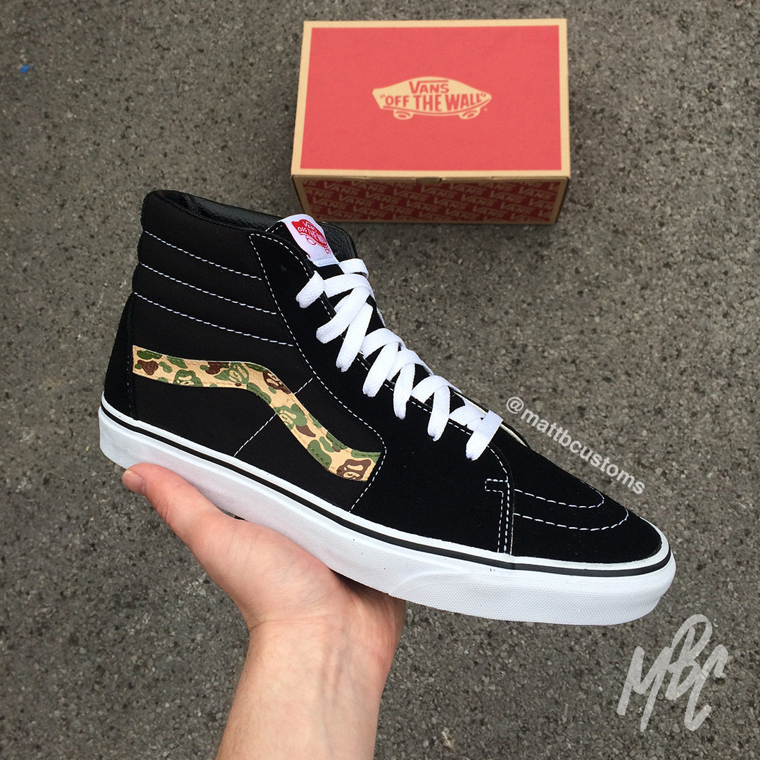 bape vans high top