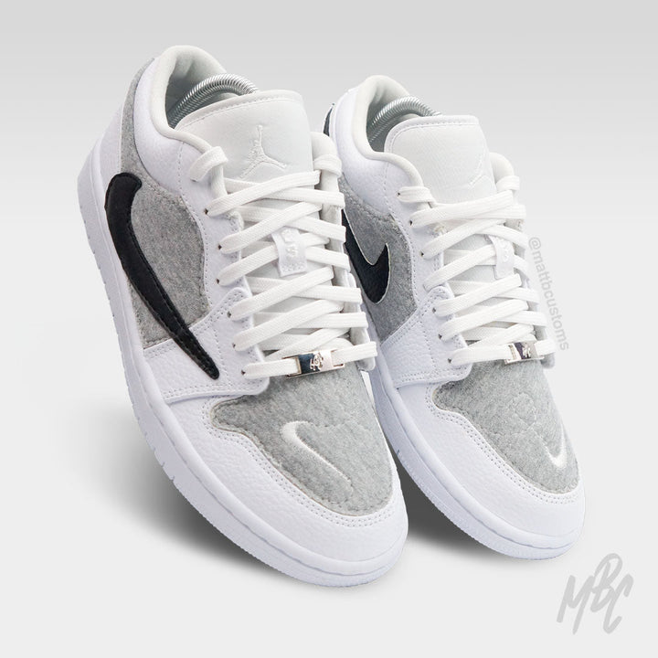 Custom Jordan 1 Low - Reverse Swoosh – tinysneaker