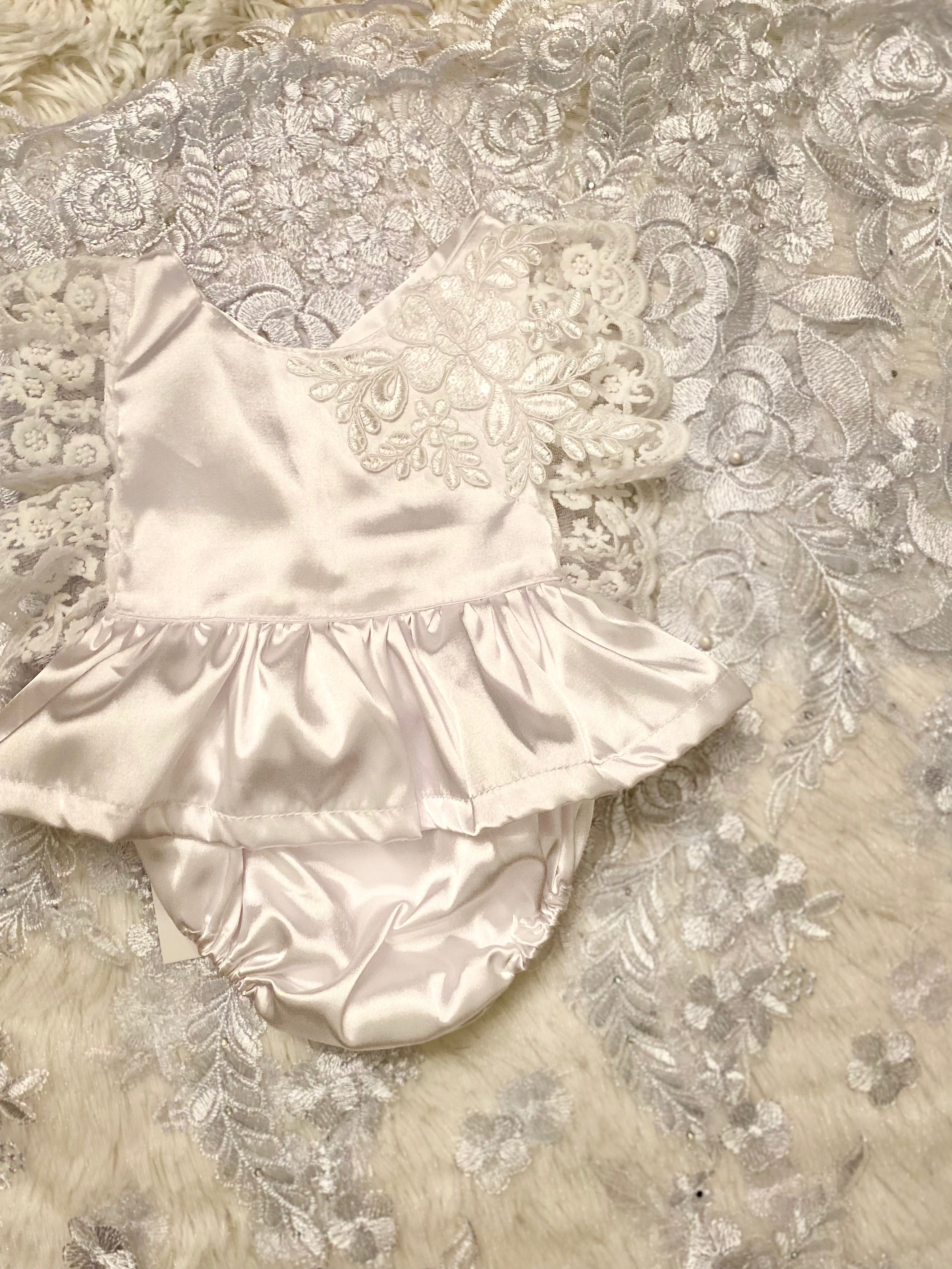 Dedication// Baptismal Romper