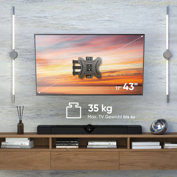 Volle Bewegung TV-Wandhalterung für 32-65 Zoll LCD-LED-Flachbildschirm