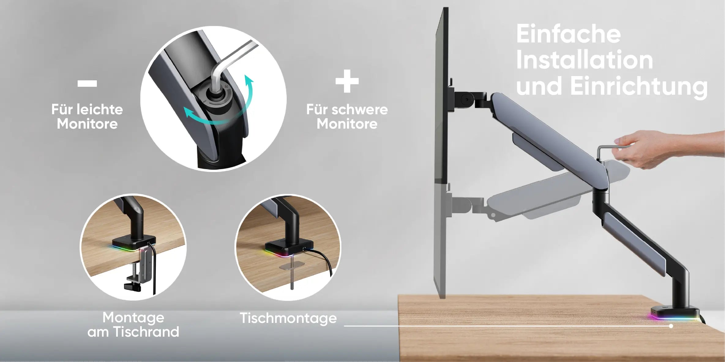 Einfache Installation und Einrichtung