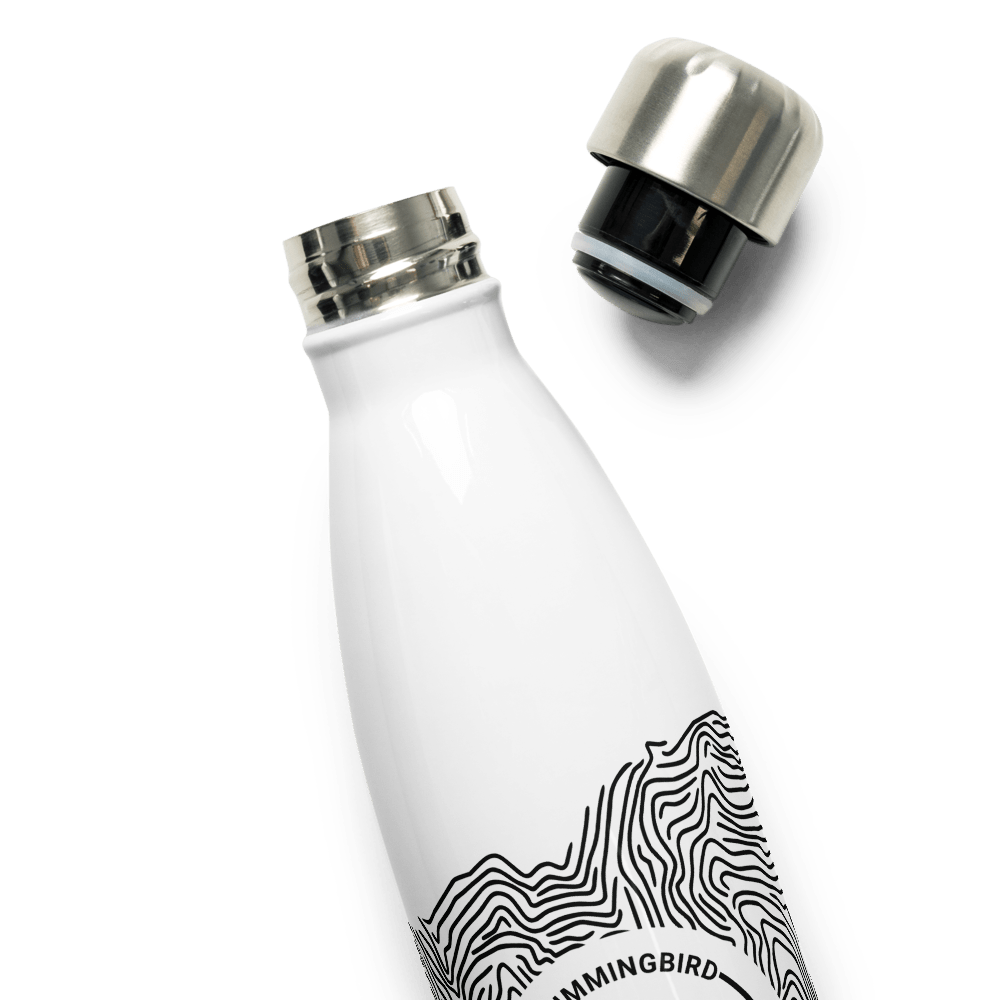 Hummingbird Hammocks Merchandise Topographic Stainless Steel Water Bottle