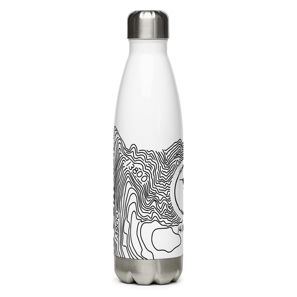 Hummingbird Hammocks Merchandise Topographic Stainless Steel Water Bottle