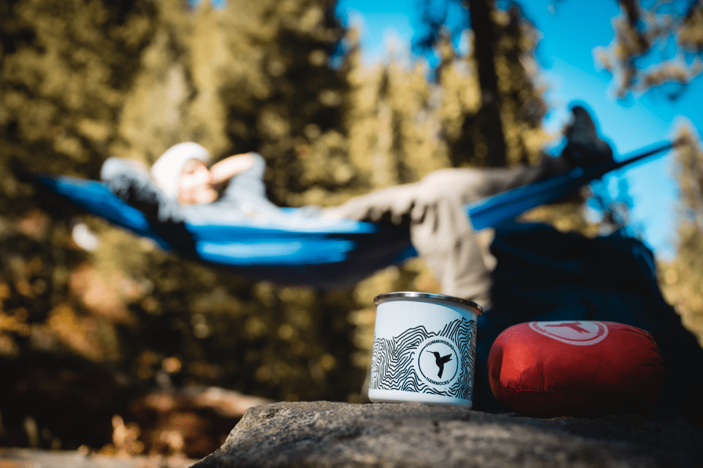 Hummingbird Hammocks Topo Enamel Mug