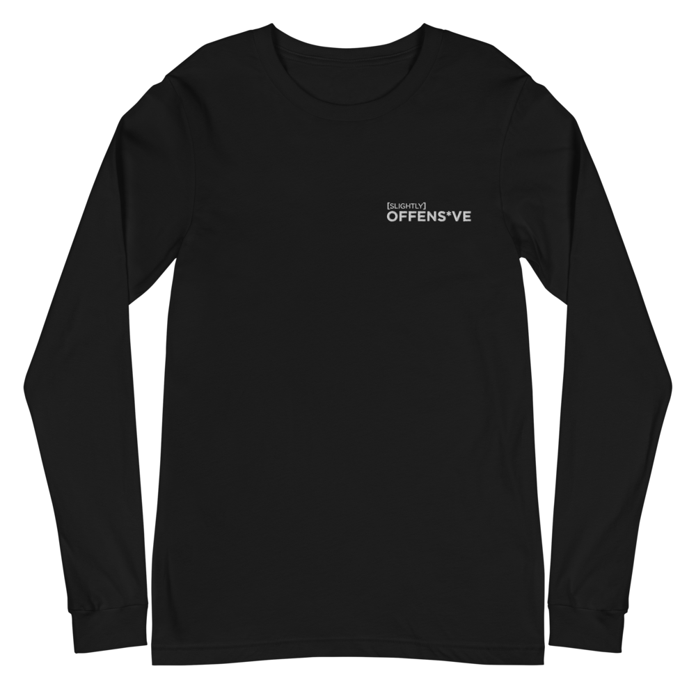 Download Slightly Offens*ve Black Long Sleeve T-Shirt - Blaze Media ...