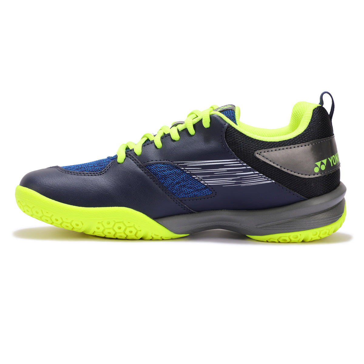 Yonex Shb 37Ex Power Cushion Wide Badminton Shoe (Navy Yellow) – OllSport