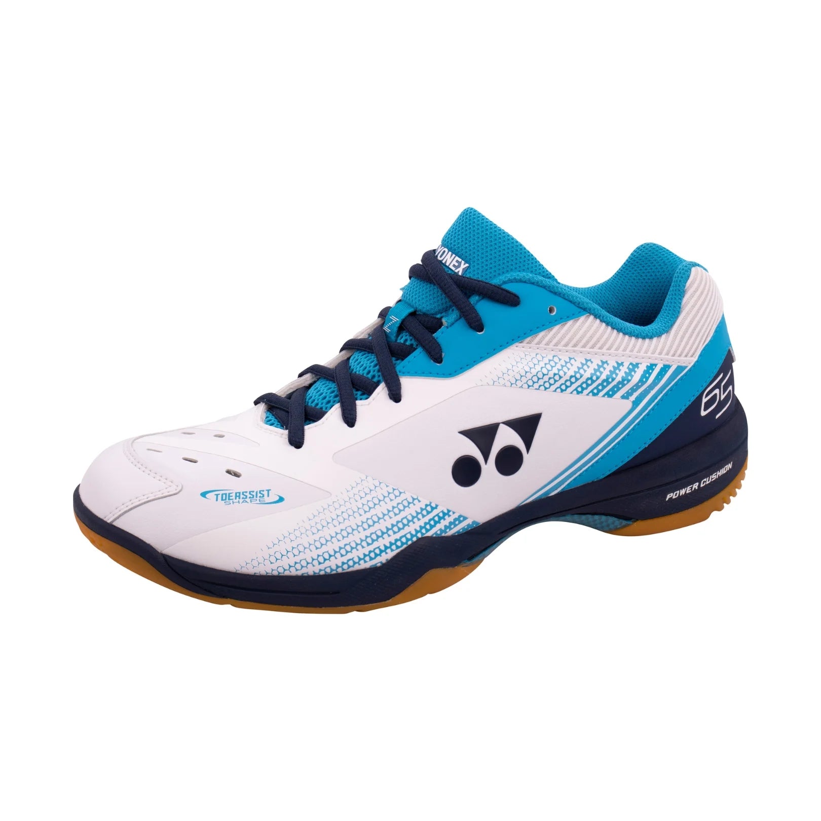 Yonex SHB 65 Z 3 Power Cushion Badminton Shoe White Ocean Blue – OllSport