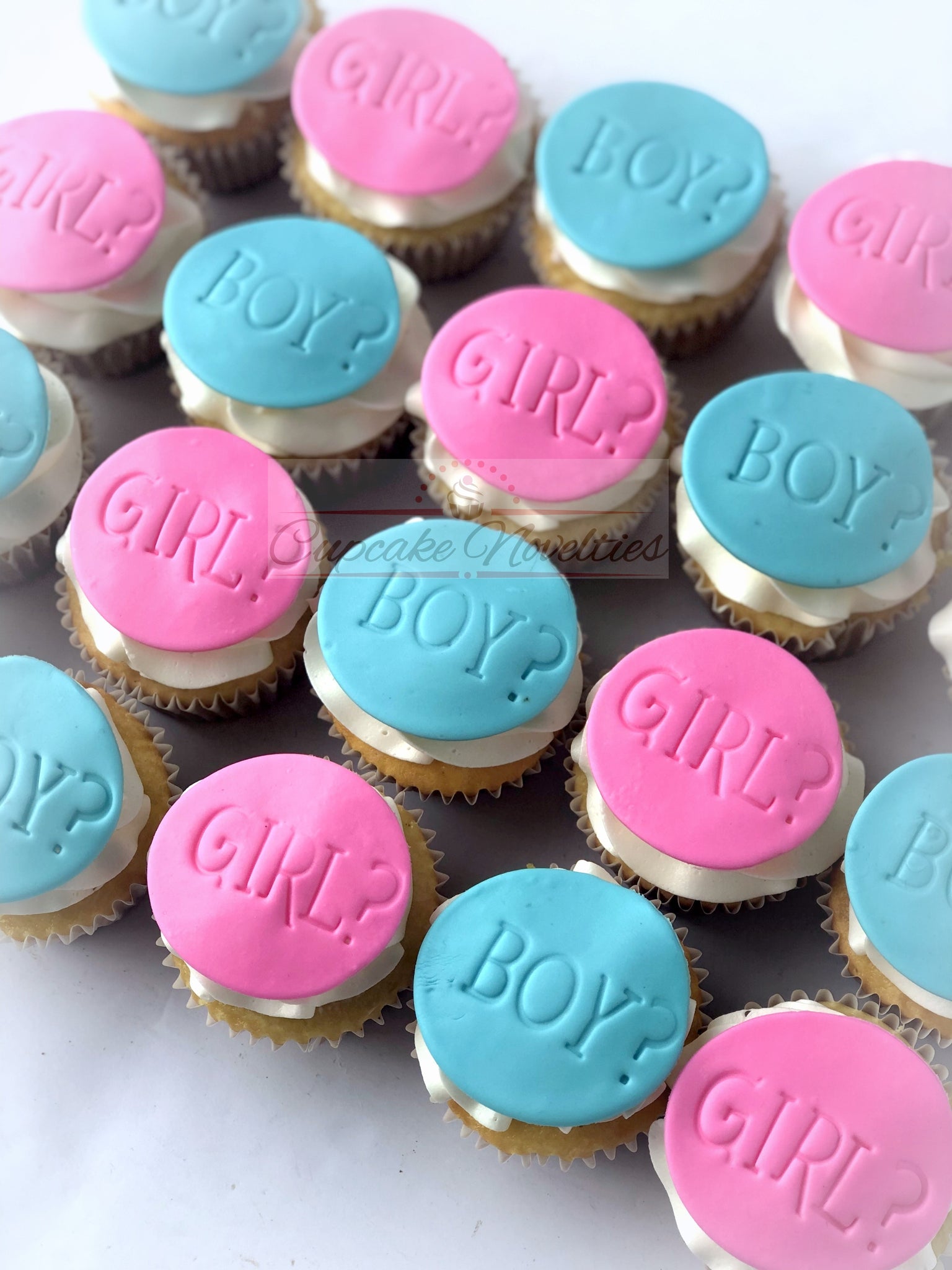 boy girl cupcake toppers