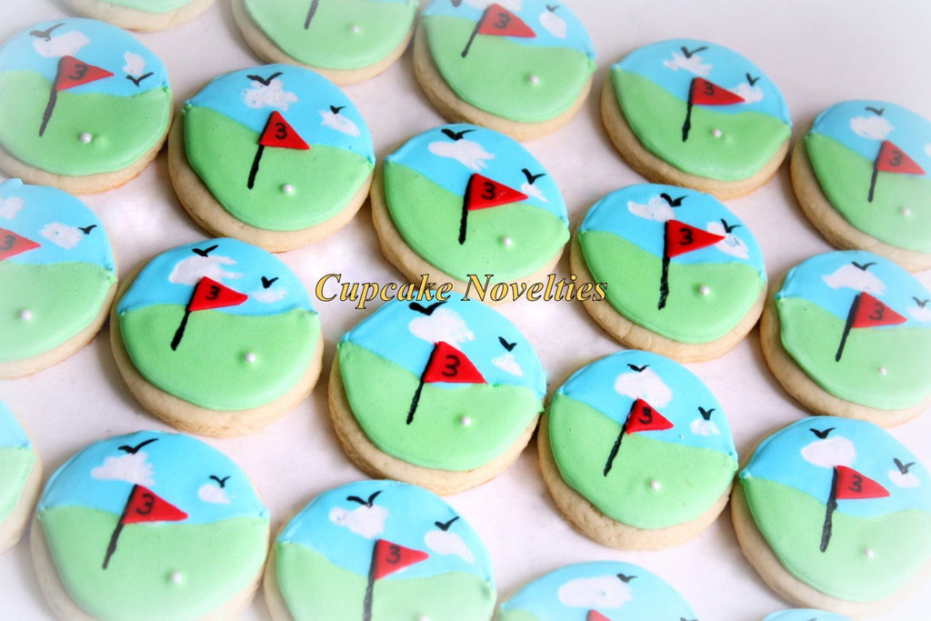 Golf Birthday Party Favors Golf Cookies Sports Birthday Fathers Day Gi Cupcake Novelties