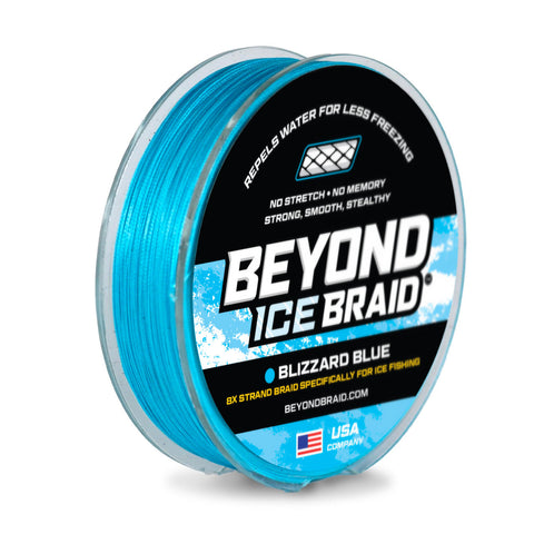 Beyond Braid Ice Braid Fishing Line - Blizzard Blue - 10 lb. 100 Yards