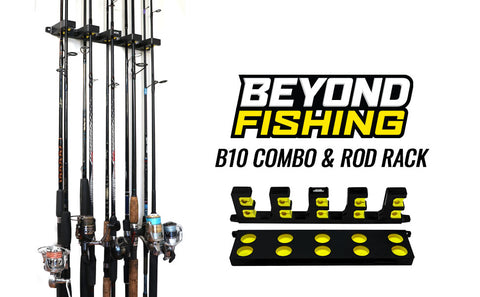 Overhead Fishing Rod Rack - 10 Rods