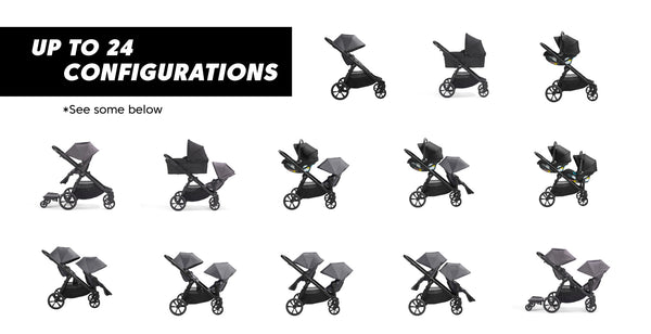 Baby Jogger City Select 2 - up to 24 configurations with compatible accessories